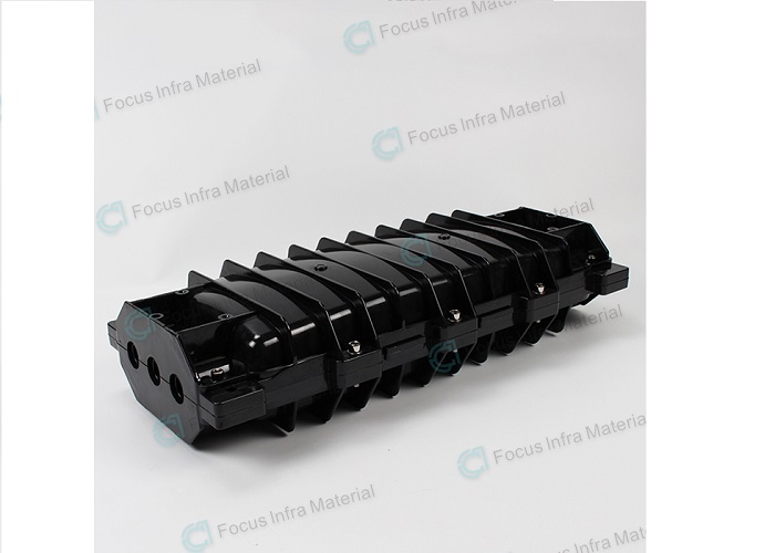 288 Cores Horizontal Type 3 Inlets 3 Outlets Outdoor Aerial Dome Duct Mounting Fiber Optical Splice Closure