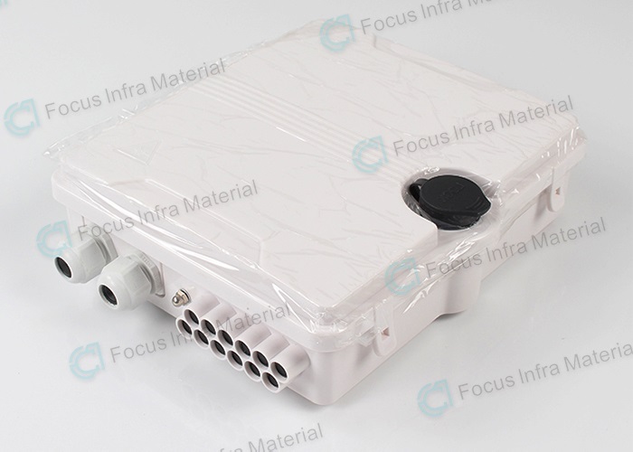 ABS Plastic 12 Ports FTTH Fiber Optic Terminal Distribution Box