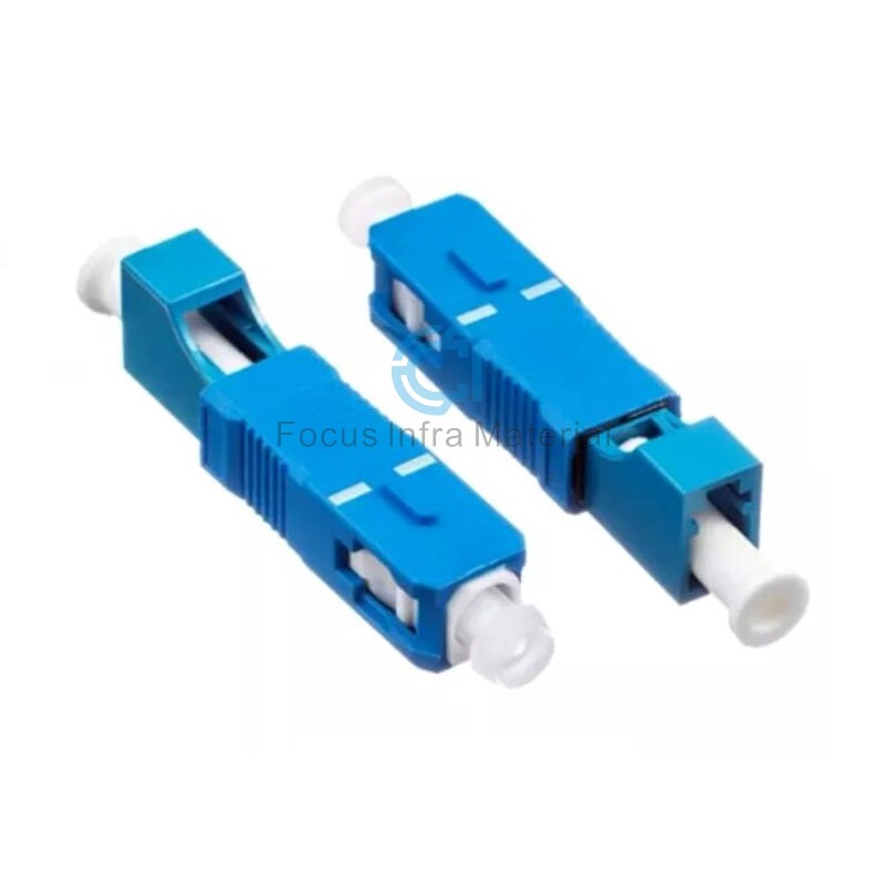 Fiber Optical Adapter Hybrid Singlemode LC Female to Sc Male Fiber Optic Adapter Coupler