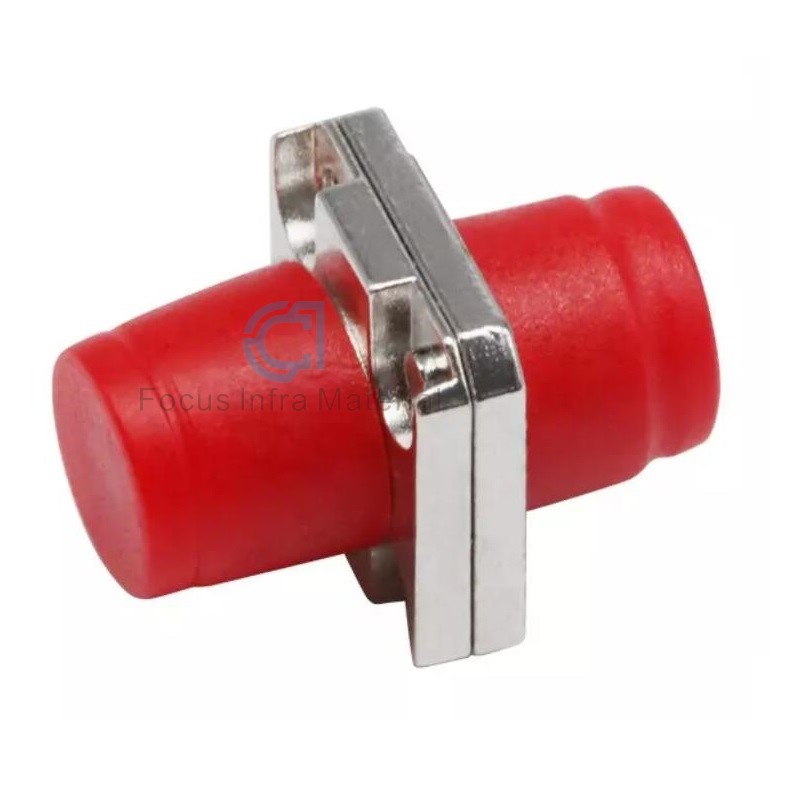 Rectangle FC PC to FC PC Singlemode Fiber Optic Adapter Big D Type Coupler for FTTH FTTX Network