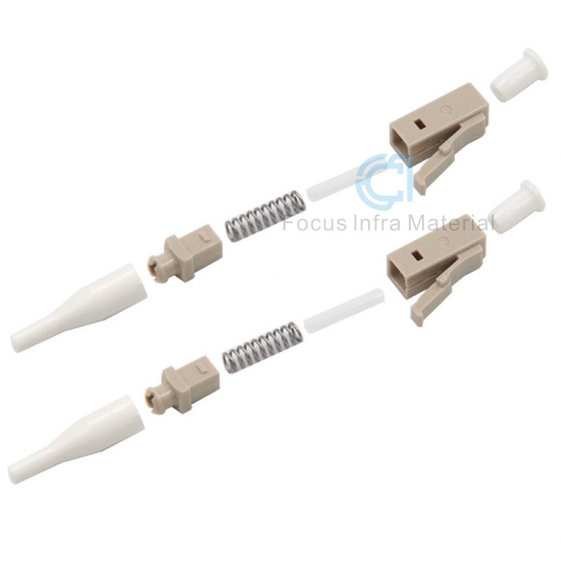 LC PC Om1 0.9mm Optical Fiber Connector for Pigtail Optical Network Accessories FTTX Connection Parts