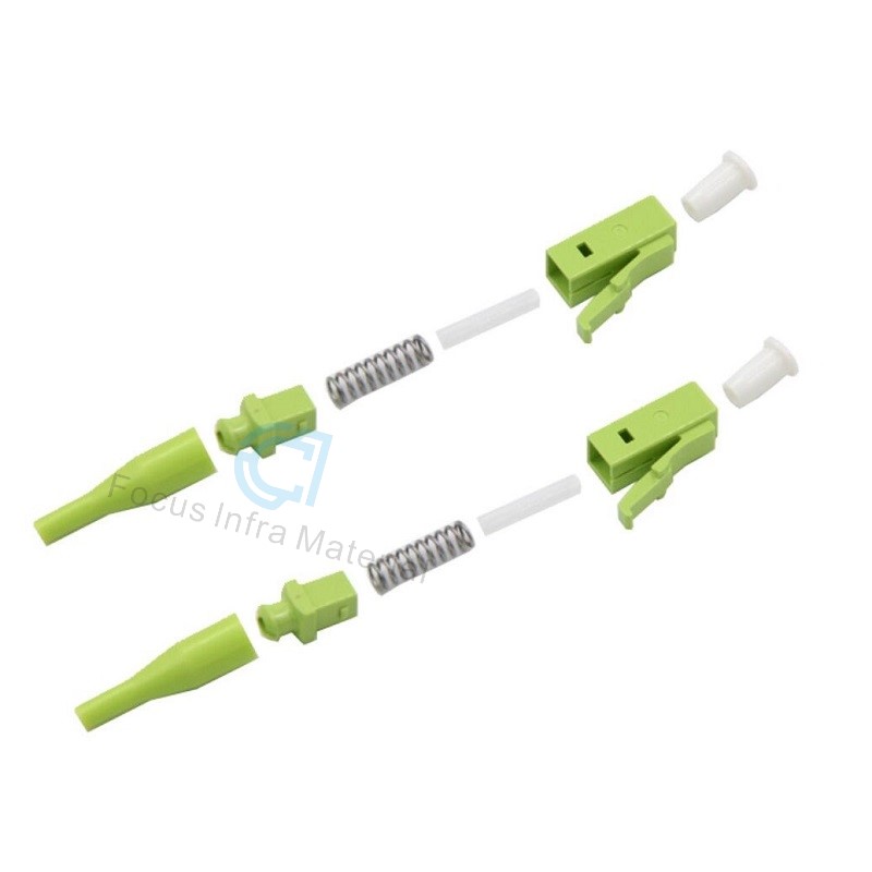 Fiber Optic Connector Patch Cord Pigtails LC PC Om5 0.9mm Sx 2.0mm Connector Parts Fiber Optic Connetion Accessories