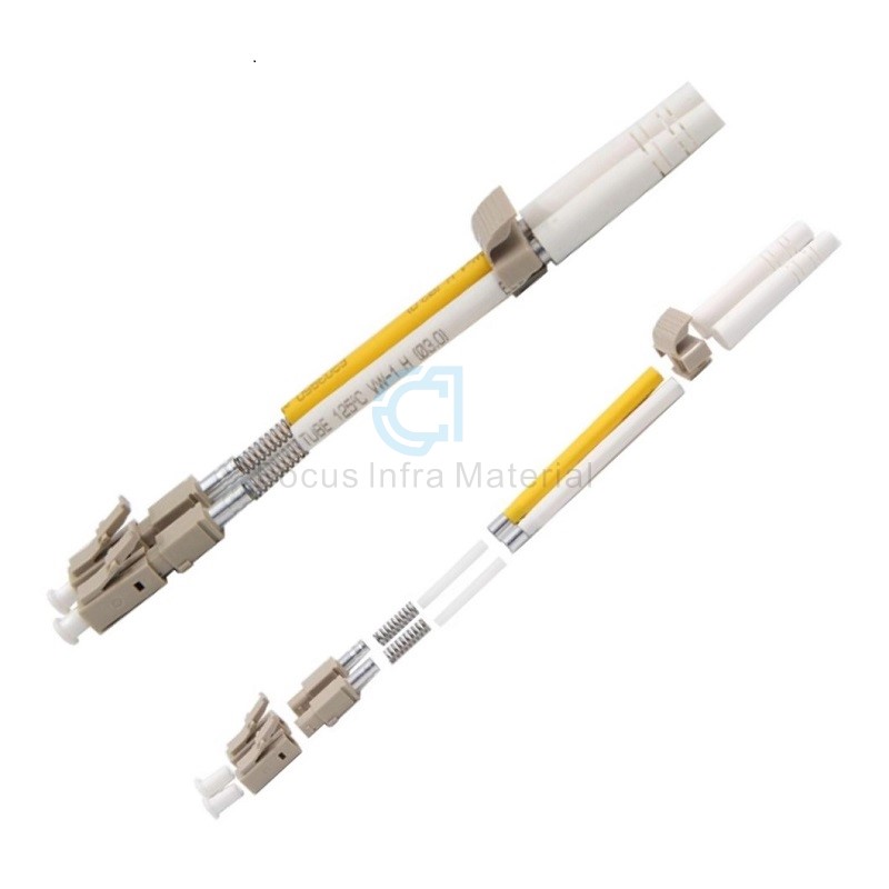 Optical Fiber Connector for Patch Cord LC PC mm Dx 2.0mm 3.0mm Fiber Optical Coupler Connector