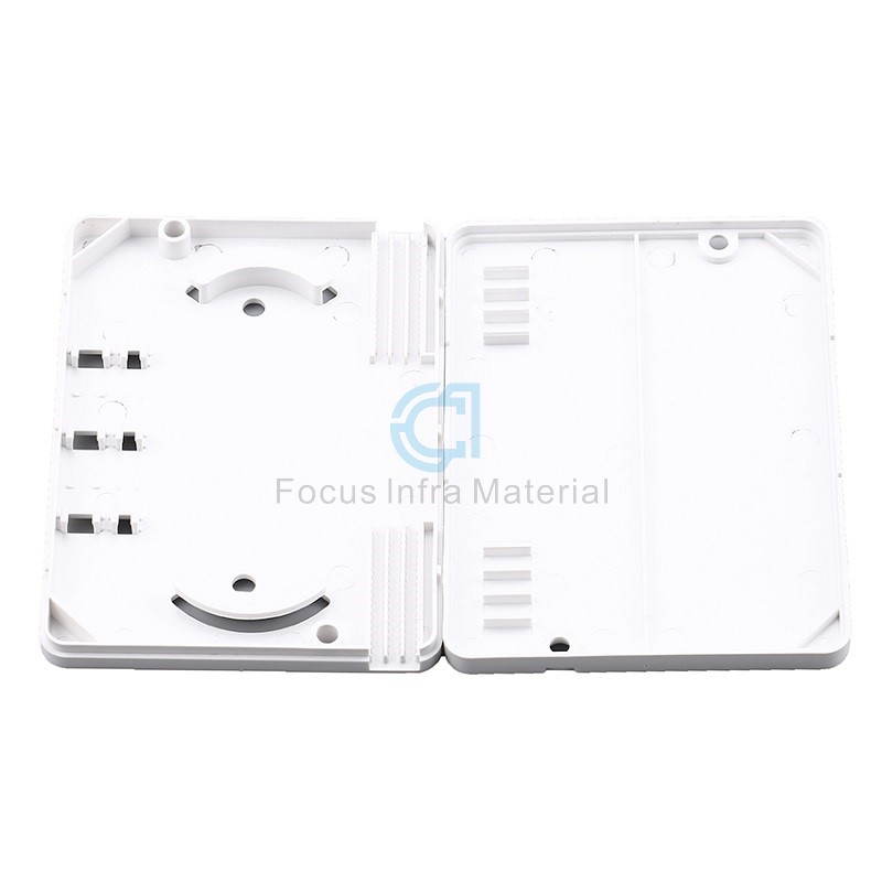 Indoor 3 in 3 out Square Type FTTH Drop Cable Protect Box ABS Box Plastic Box Wire Cable Protection Box