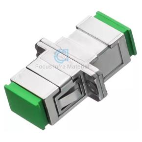 Optical Fiber Adapter SC APC SM SX Metal Green Adapter