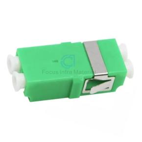 Fiber Optic Adapter LC APC SM DX Coupler without Flange