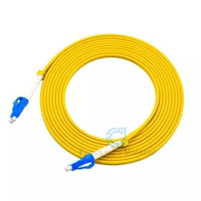 FTTH LC To LC Fiber Jumper Cable Duplex 0.9mm 2mm 3mm
