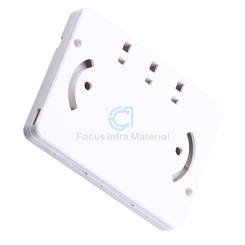 Indoor 3 in 3 out Square Type FTTH Drop Cable Protect Box ABS Box Plastic Box Wire Cable Protection Box
