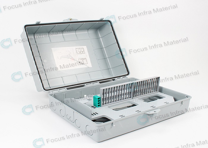 72 Core FTTH Suitable For Wall-mount And Pole Mounted PLC Splitter Fiber Optic Distribution Box