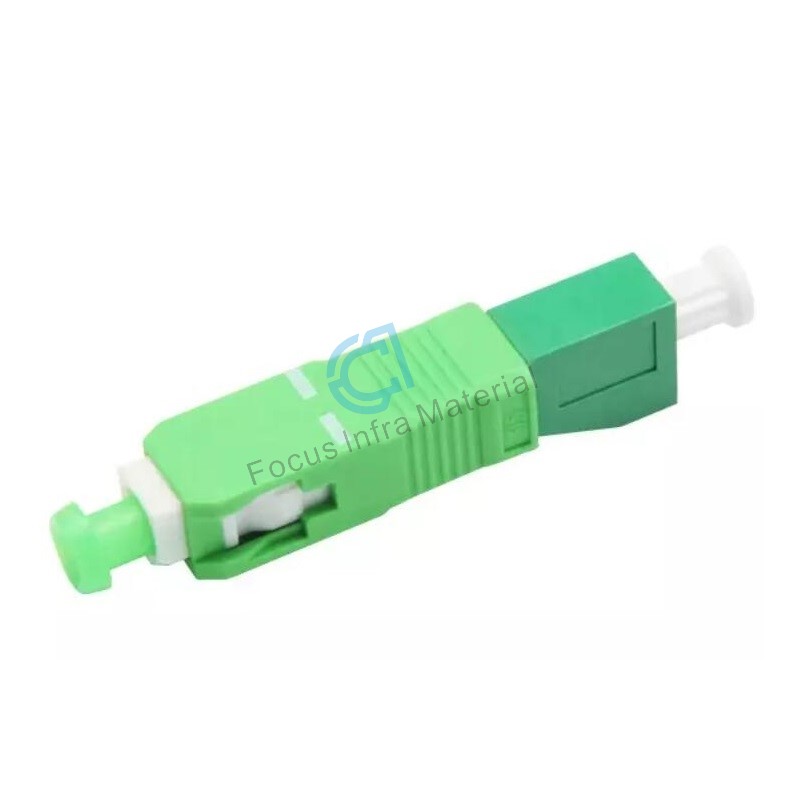 Fiber Optical Adapter Hybrid Singlemode LC APC Female to SC APC Male Fiber Optic Adapter Coupler 