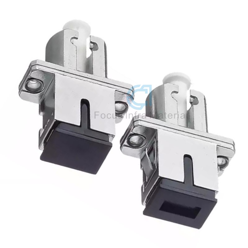 Fiber Optical Adapter FTTH Metal Connector LC-Sc Metal Fiber Optic Adapter Single Mode LC/Sc Sm Sx Adapter