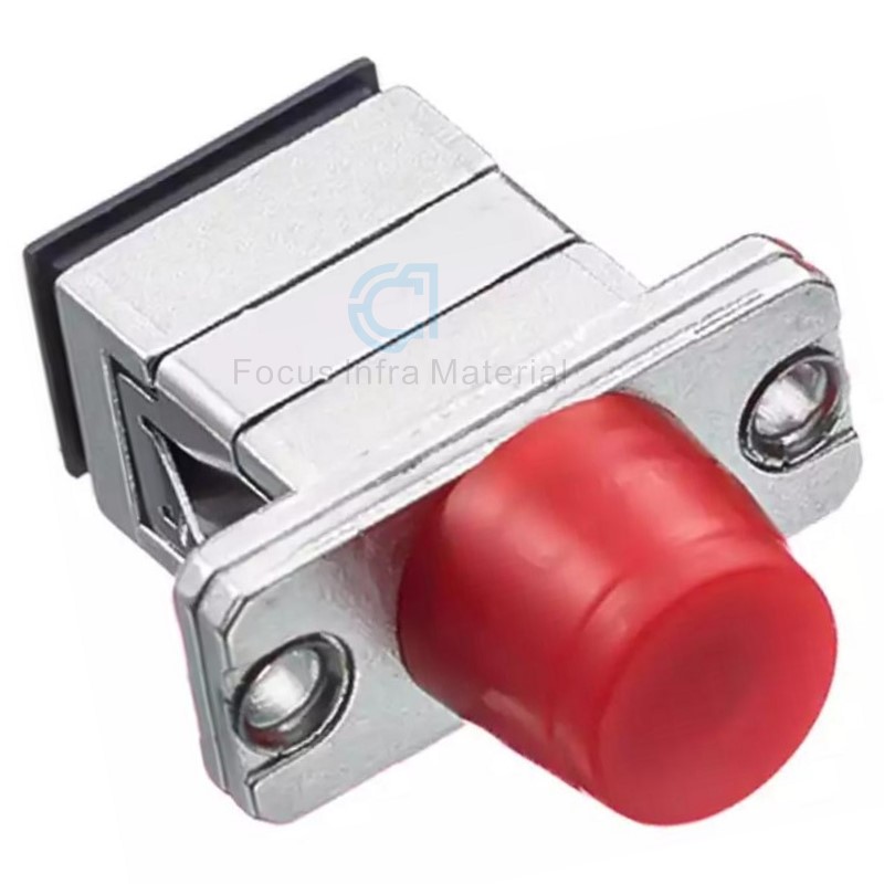 FC-SC Simplex Single Mode Metal Plastic Shell Fiber Optics FC to Sc Optical Fiber Adapter Connector Fiber Optic Coupler