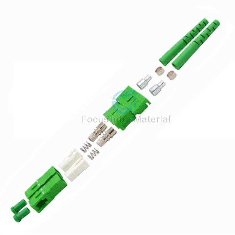 Fiber Optical Network Connetion for Patch Cord Sc APC Sm Duplex 3.0mm 2.0mm Connect Parts