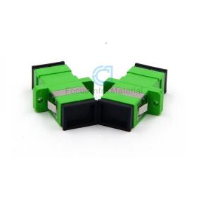 FTTA LANs CATV Fiber Optic Adapters APC With Flange