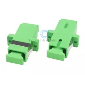 Fiber Optic Adapter Single Mode Simplex Optical Connector with Green Cap