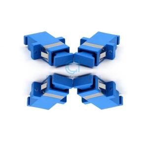 Blue Color Simplex Single Mode SM SX Optical Connector Fiber Optic Adapter