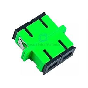 SC APC Fiber Optic Single Mode Duplex Fiber SC Adapter