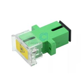 SC APC Simplex Subscriber Fiber Optic Adapter SM SX Coupler