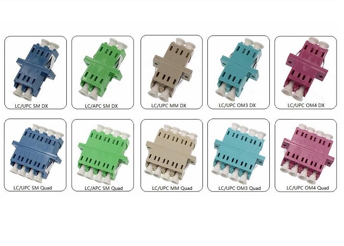 LC fiber optic adapter