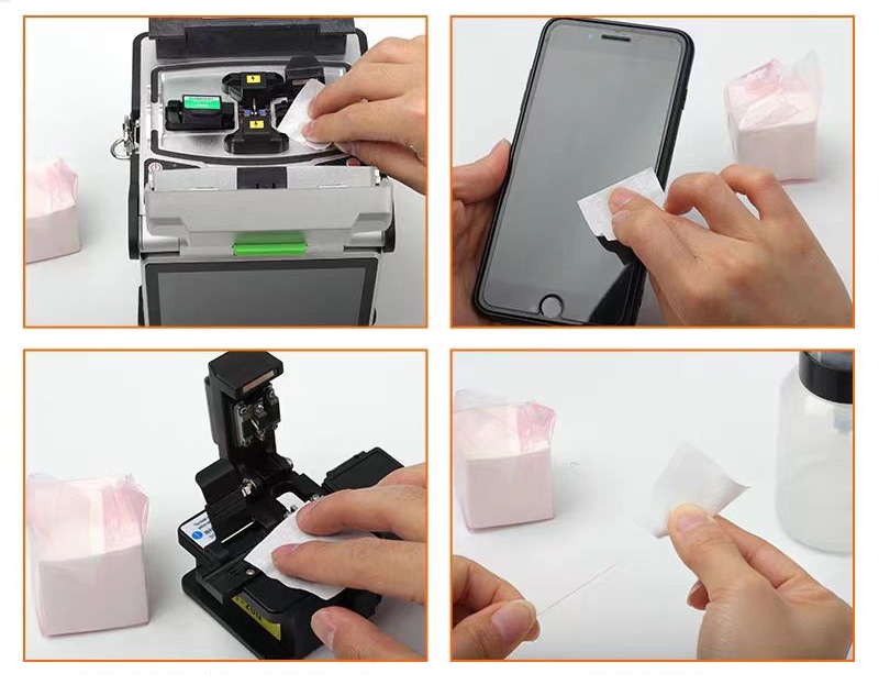 Fiber Optic Lint Free Wipes