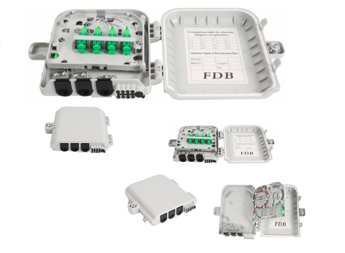 FTTH Outdoor Box 8 Core FTTH Caja Fiber Optical Distribution Nap Box 